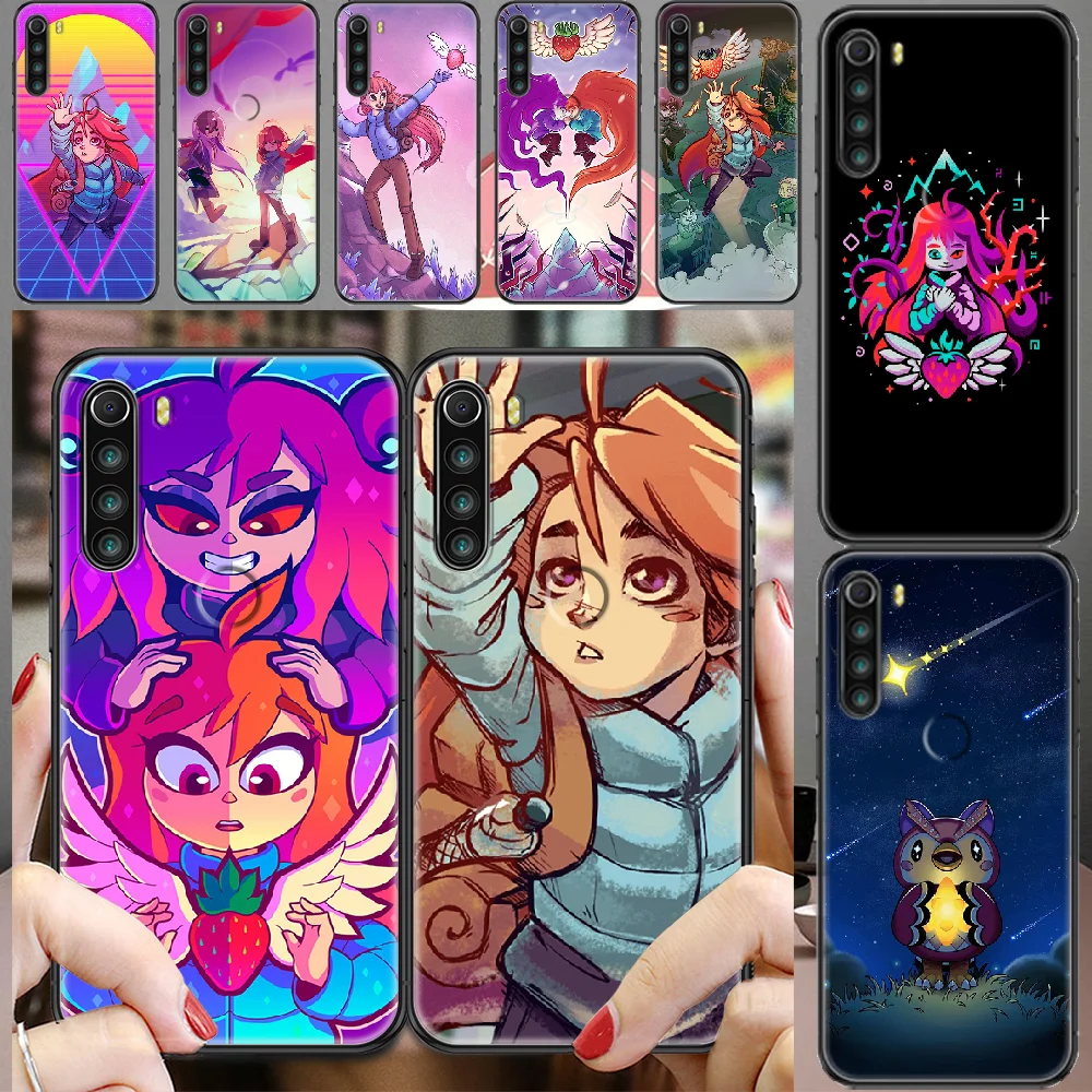 

Celeste Game Phone case For Xiaomi Redmi Note 7 7A 8 8T 9 9A 9S K30 Pro Ultra black pretty back fashion hoesjes silicone bumper
