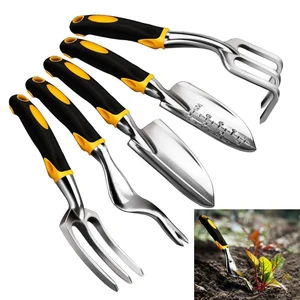 Gardening Tools Set Weeder Pruner Trowel Transplanted Cultivator Weeder Weeding Fork Garden Tools Hand Trowel Transplanter 10 item image