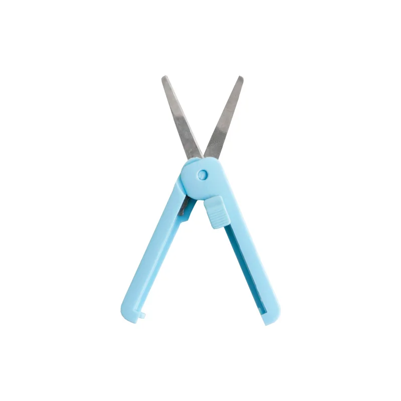 

Diy Folding Safety Portable Scissors Folding Scissors Material Escolar Stationery Mini Scissors Cute Scissors Kids Deli Student