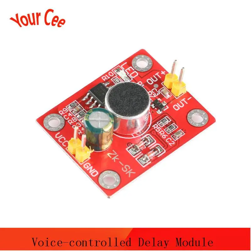 Светодиодный модуль задержки голосового управления звуковой триггер прямой