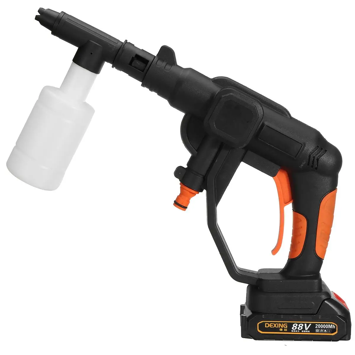 Pаспродажа 88 в 50 бар Беспроводная Автомойка высокого давления водяной пистолет портативная мойка высокого давления пена с батареей 20000 мАч