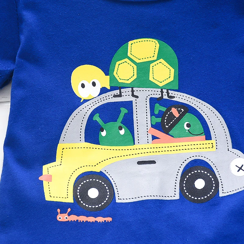 Комплект летней одежды для маленьких мальчиков комплект новорожденных с героями