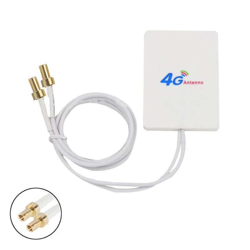 3G 4G LTE antena externa antenas para Huawei ZTE роутер модем 3M кабель con conector TS9/CRC9/SMA|Антенны для связи|