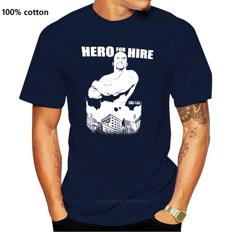 

Новинка Мужская футболка люк Кейдж герои для аренды (1) крутая футболка с принтом футболки Топ