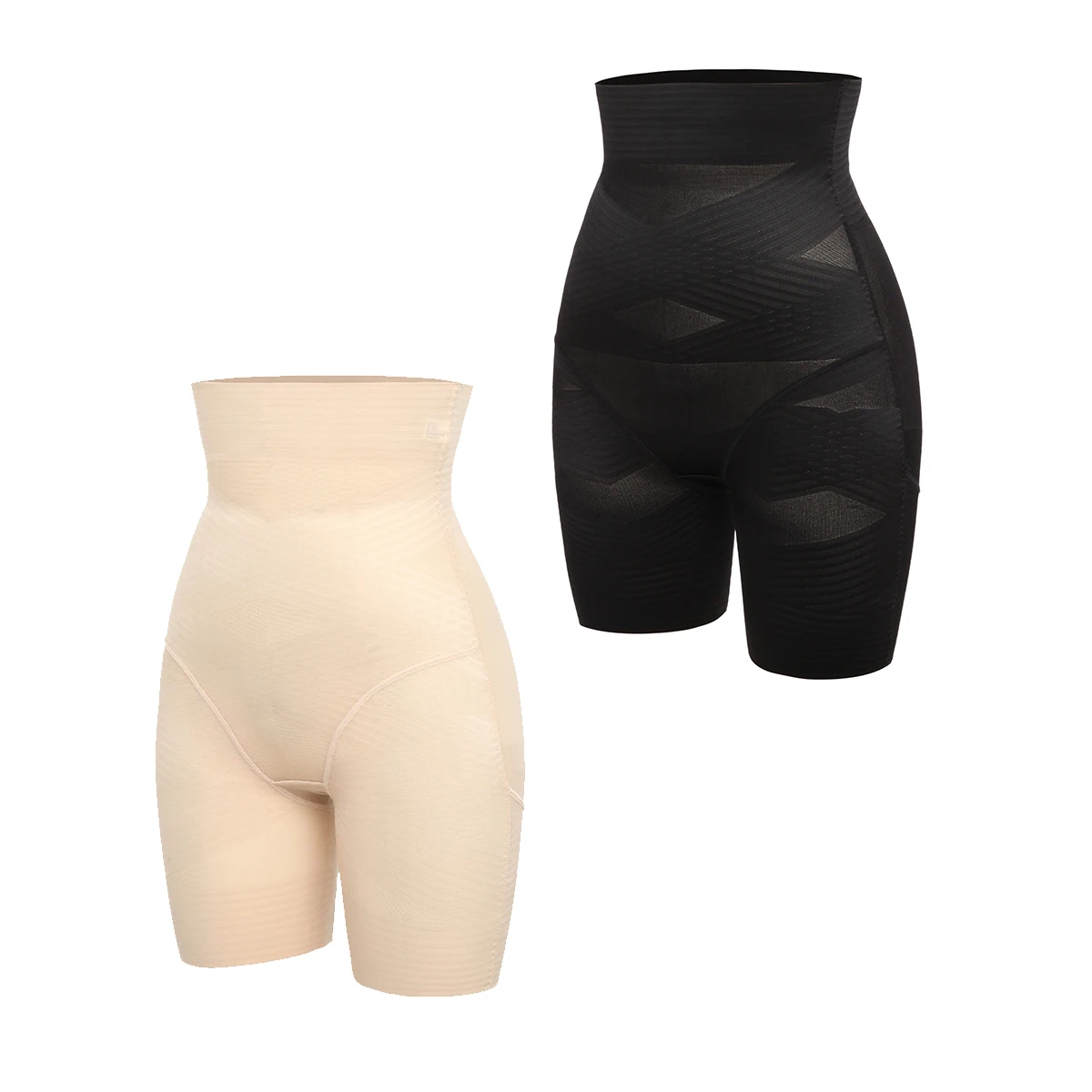 Шорты для контроля живота нижнее белье трусики средней длины похудения в области
