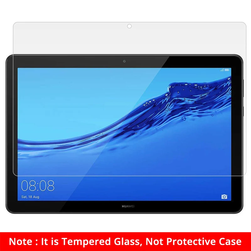 360 Вращающийся чехол для huawei MediaPad T5 10 AGS2-L09/W09/L03 10,1 флип-Стенд PU кожаный чехол для huawei T5 10 Tablet Funda - Цвет: Glass Film(Not Case)