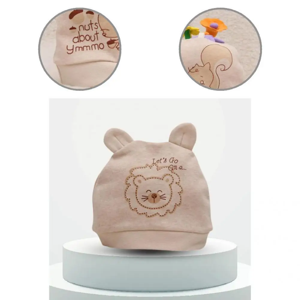 

Newborn Hat Easy to Wash Warm Cute Pattern Baby Boys Girls Cotton Cap for Toddler Baby Hat Toddler Hat