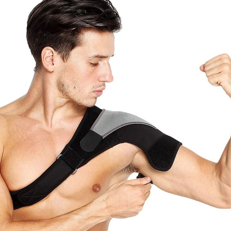 1Pcs Shoulder Brace Adjustable Support With Pressure Pad For Injury Prevention Sprain Soreness Tendinitis | Дом и сад