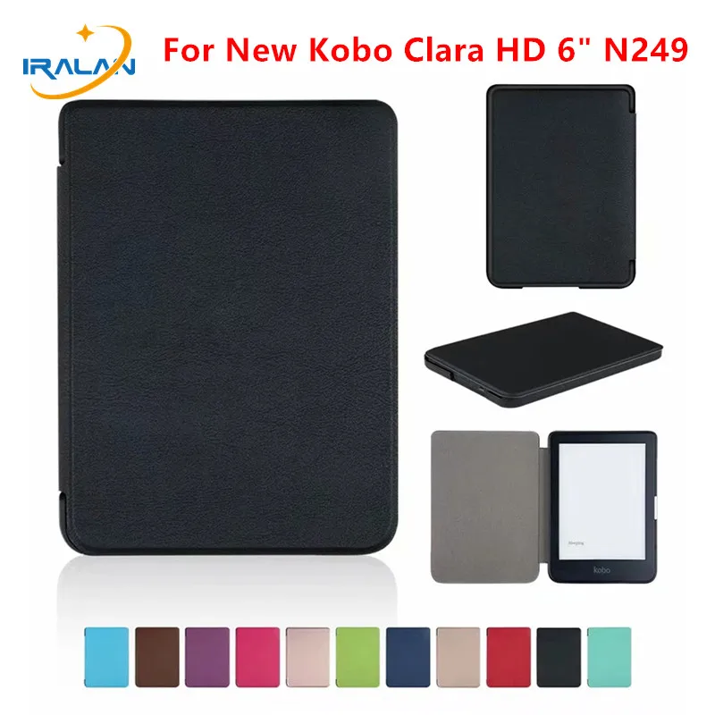 Новинка 2018 Магнитный смарт чехол из искусственной кожи с подставкой для kobo Clear N249