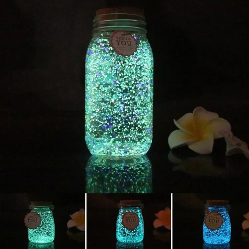 10 г 8 цветов светящийся песок сияющий в темноте вечерние DIY яркая краска звезда