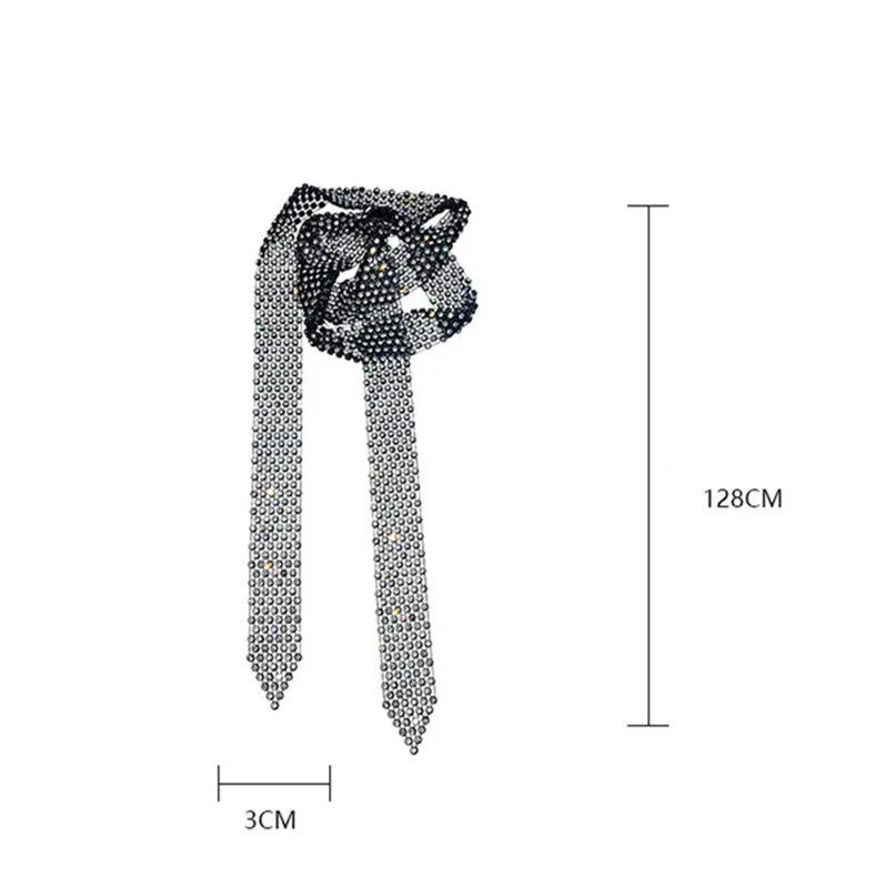 FYUAN винтажные колье для женщин Bijoux DIY длинные черные ожерелья с кристаллами массивные ювелирные изделия вечерние подарки