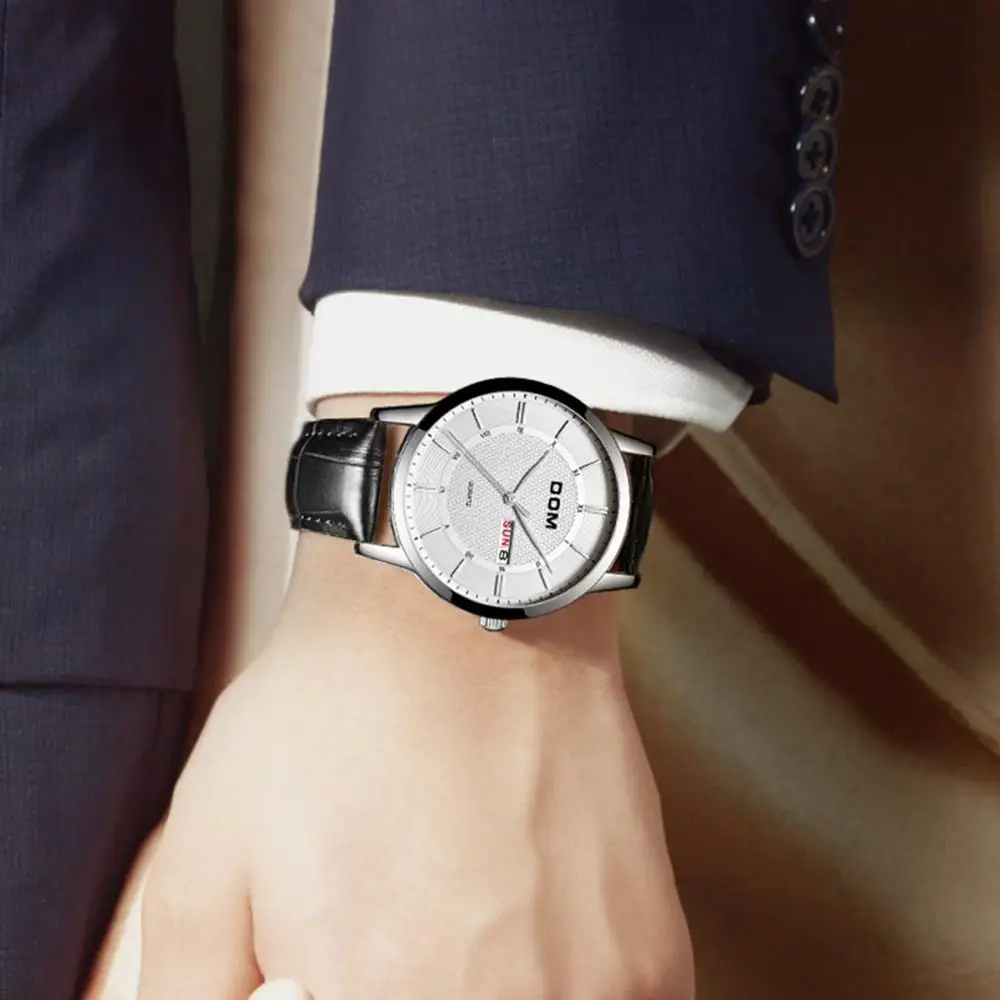 DOM модные кварцевые часы мужские роскошные брендовые водонепроницаемые наручные