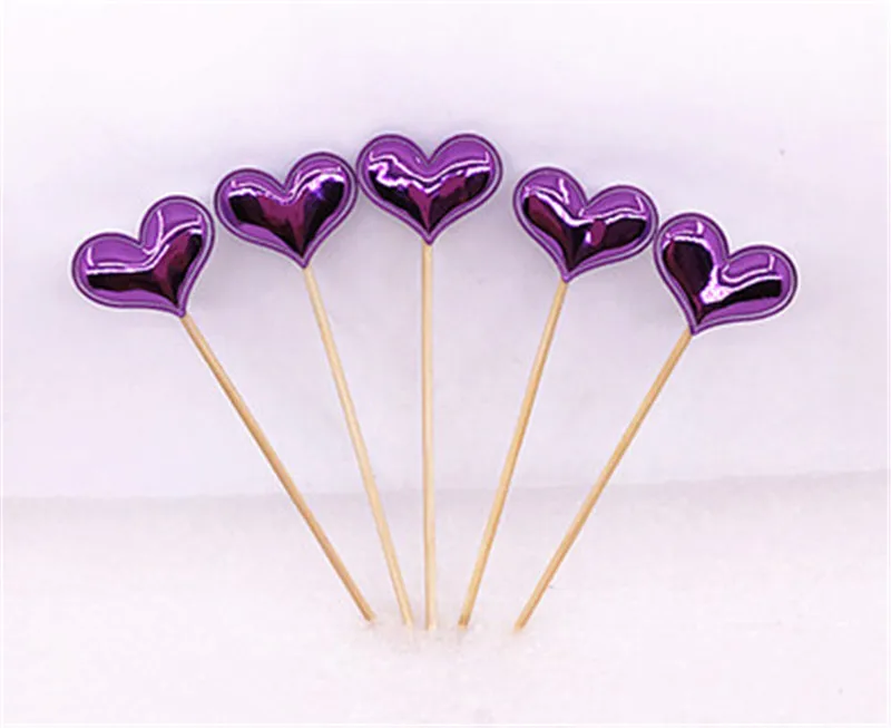 5 шт./лот украшение для торта в форме милого сердца звезды короны дня рождения