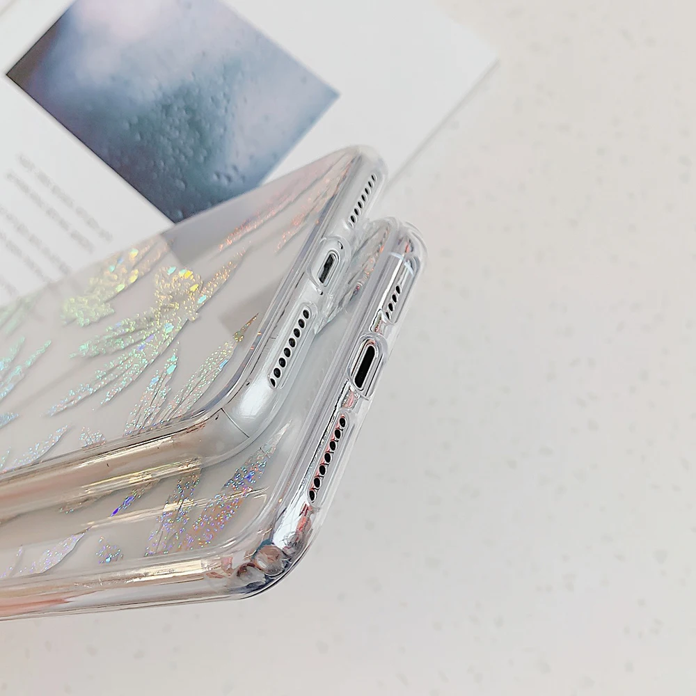 Чехол для телефона с покрытием из розового золота iphone 12 11Pro Max XR X XS 8 7 Plus прозрачный