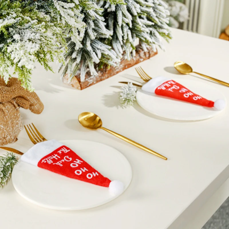 Украшение для стола Elf Santa hat украшение вечевечерние с новым годом 2020 украшения