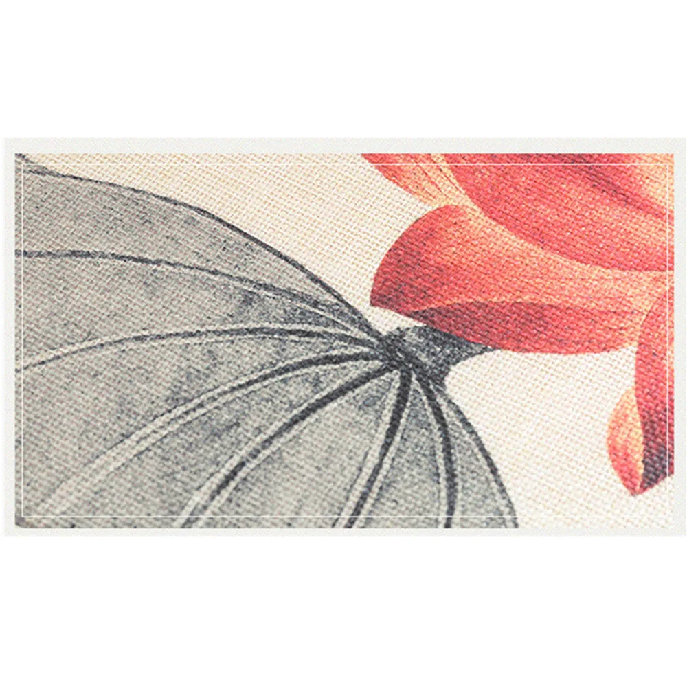 И отделкой в виде лотосов Сидящая Подушка Круглый из пены с эффектом стирки