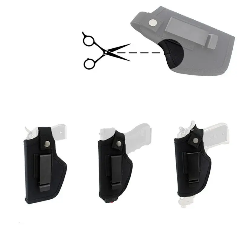 

New IWB OWB Concealed Carry Holster Belt Metal Clip for Right and Left Hand Draw