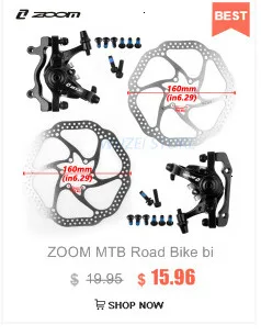 ZOOM HB-875 Тормоз mtb велосипед гидравлический тормоз 800/1400 мм горный велосипед масло давление дисковый тормоз набор передние и задние части велосипеда