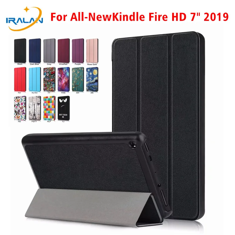 Чехол для amazon kindle fire hd 7 tablet 2019 релиз smart cover всех новых 9th поколения Дисплей чехол