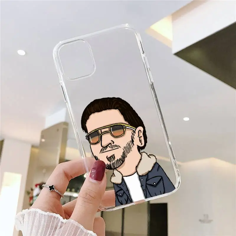 

PNL QLF Phone Case Transparent for iPhone 11 12 mini pro XS MAX 8 7 6 6S Plus X 5S SE 2020 XR