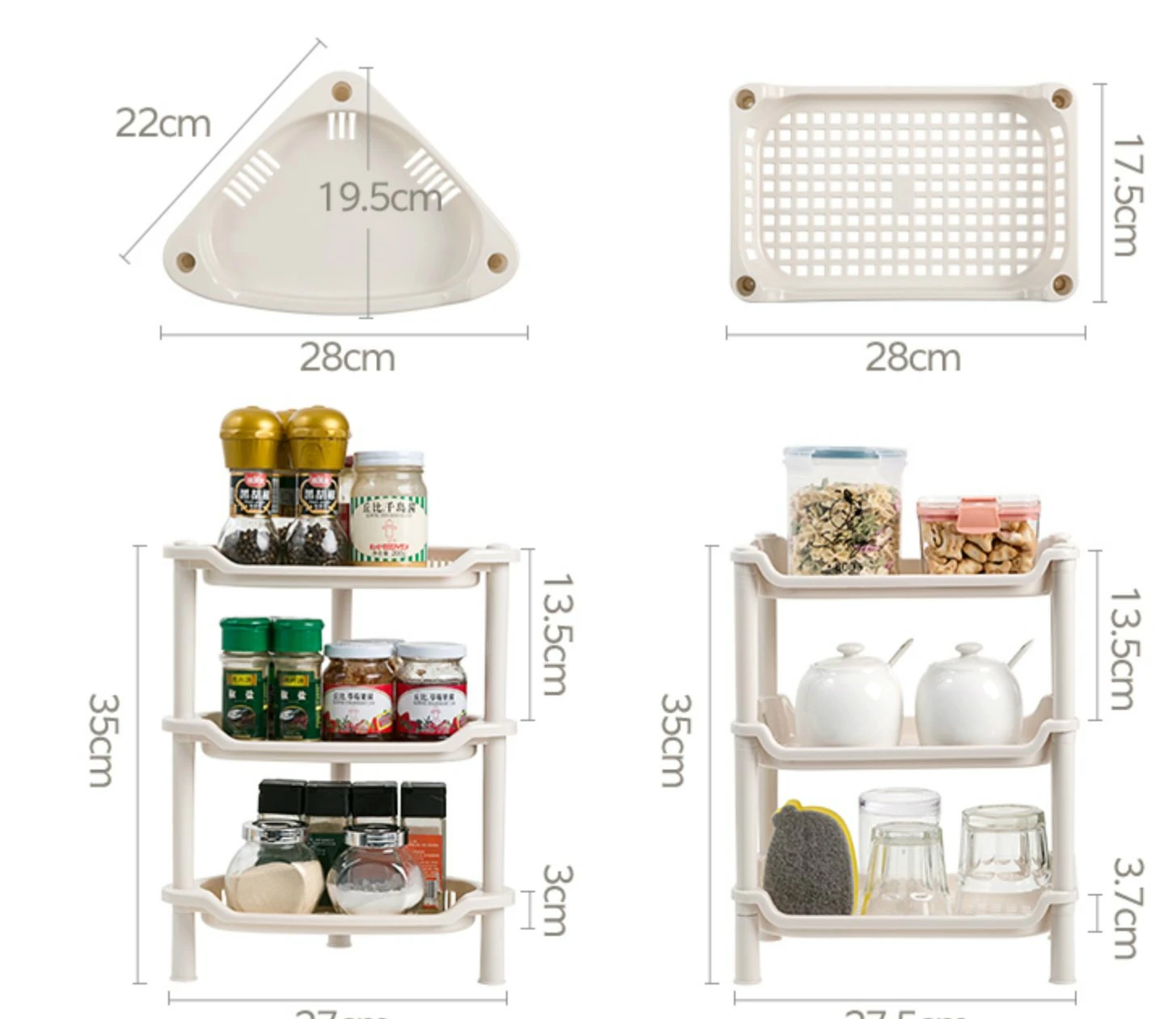 Для Кухня Принадлежности Стойка для хранения и порядок Органайзер кухня ванной