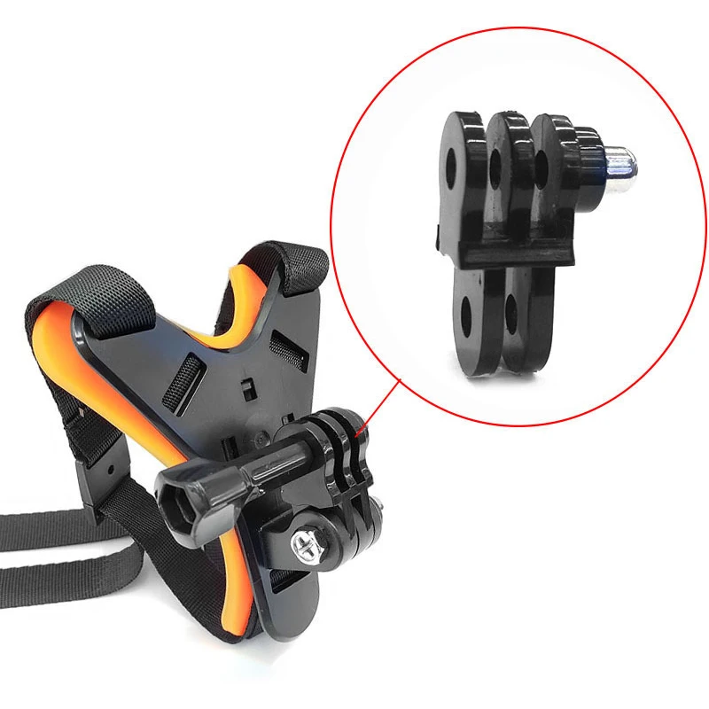 Мотоциклетный шлем передний подбородок кронштейн для Gopro Hero 7 6 5 SJCAM SJ8 SJ4000 Xiaoyi 4k