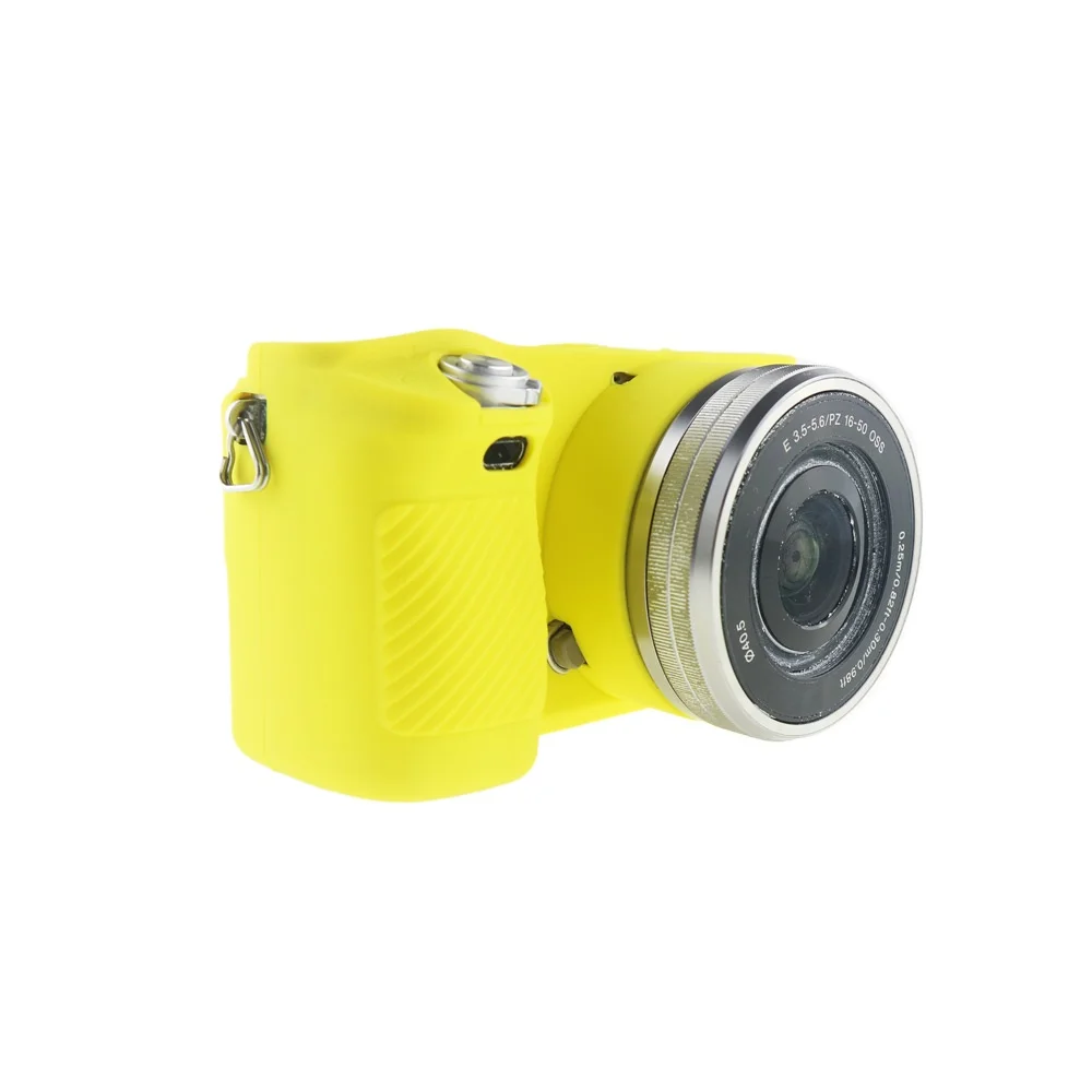 Силиконовая кожа брони Камера чехол Корпус мягкий протектор для Sony A6000 A5000 A5100 A6300