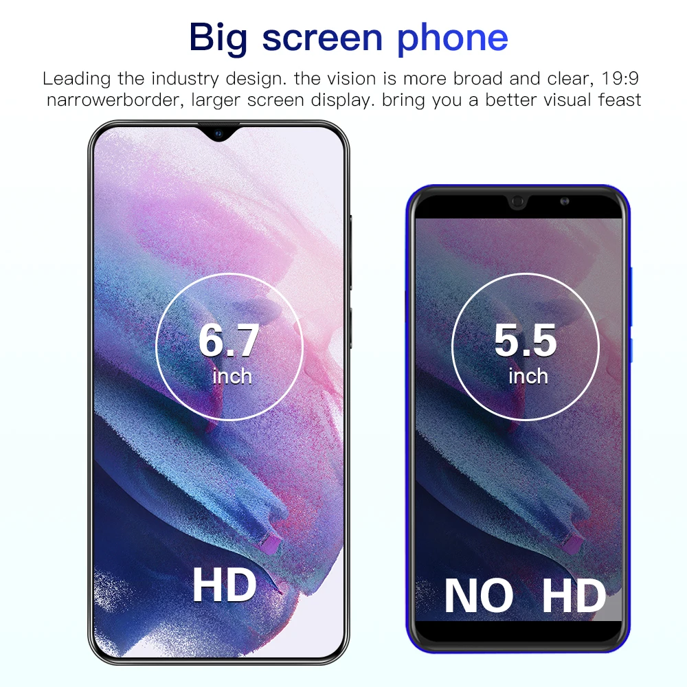 

S21+ Ultra Smart Phone 4G/5G Global Version Mobiles16GB+512GB 6.7Inch HD Full Screen Smartphone 6800mAh Cellphone Android11.0