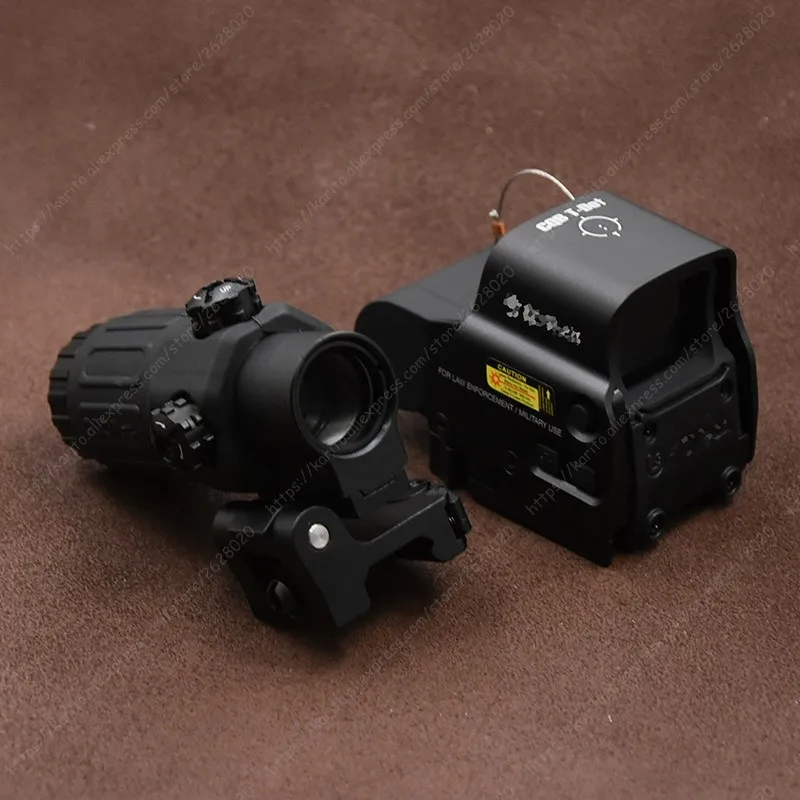 Тактический голографический прицел 1x зеленая красная точка 3X лупа для QD 1913 20 мм