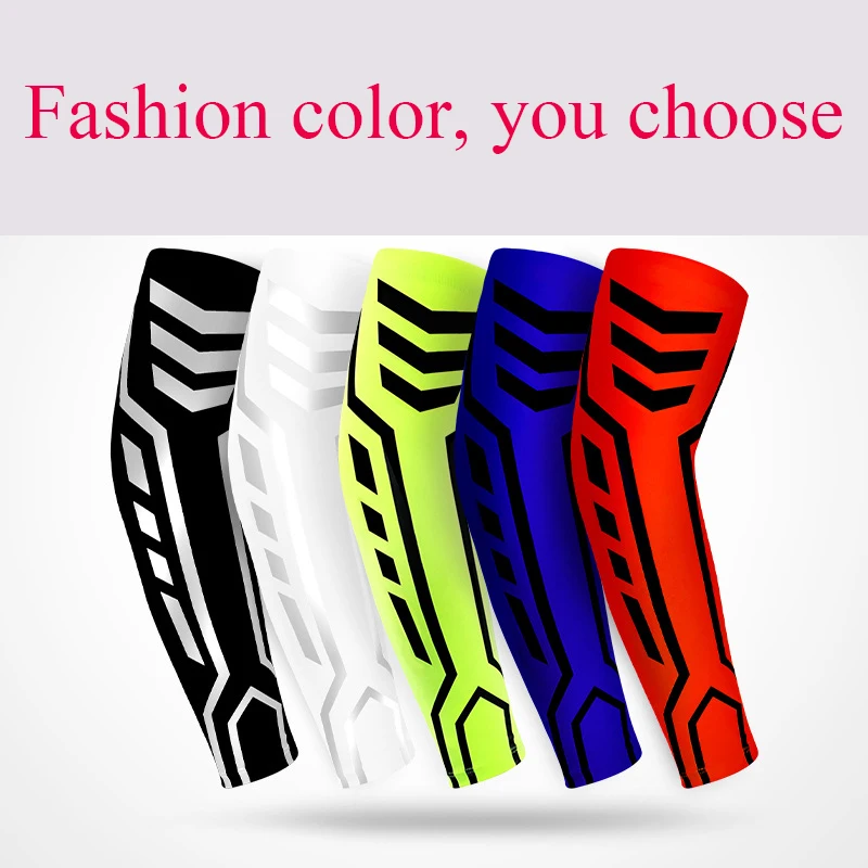 1pc Men High Elastic Basketball Arm Sleeves Armband Soccer Volleyball Elbow Support Brace Sports Accessories Women sports Safety | Спорт и