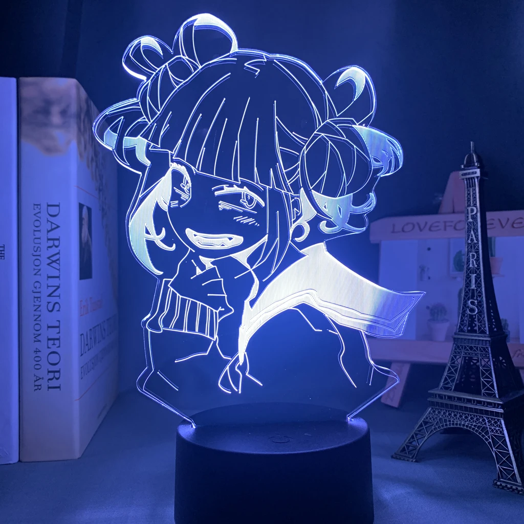 

Anime Manga My Hero Academia Led Night Light Himiko Toga Lamp for Bedroom Decor Birthday Gift Himiko Toga Light My Hero Academia