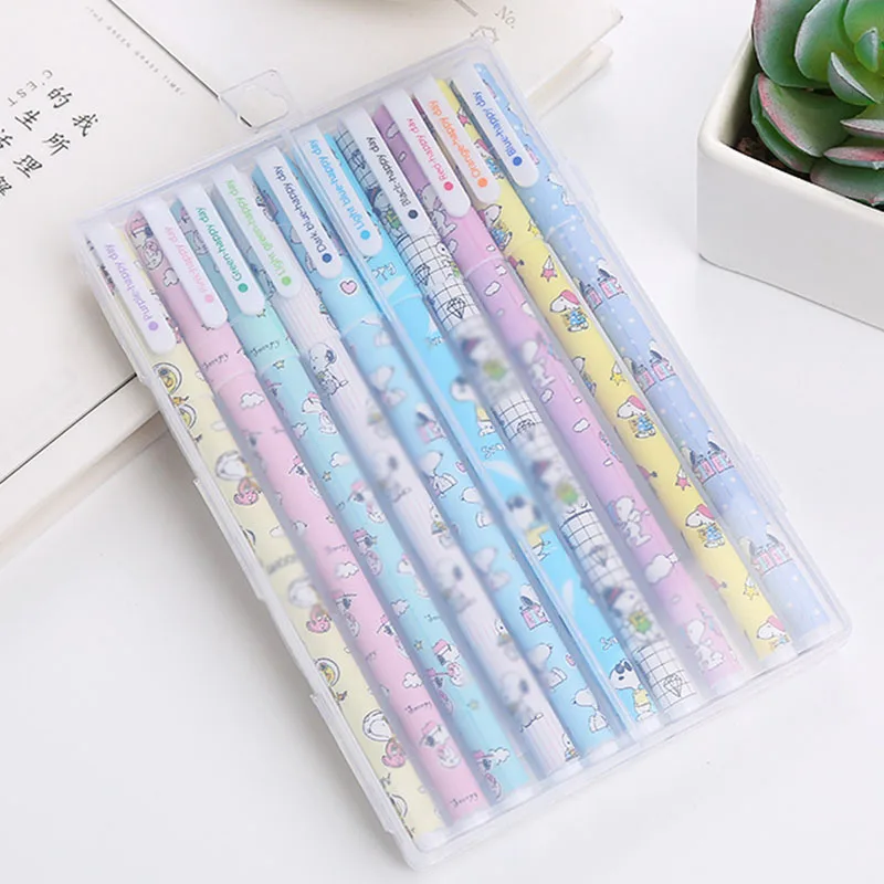 

Набор гелевых ручек с рисунком собаки, 10 кор./лот, 0,38 мм, 10 цветов