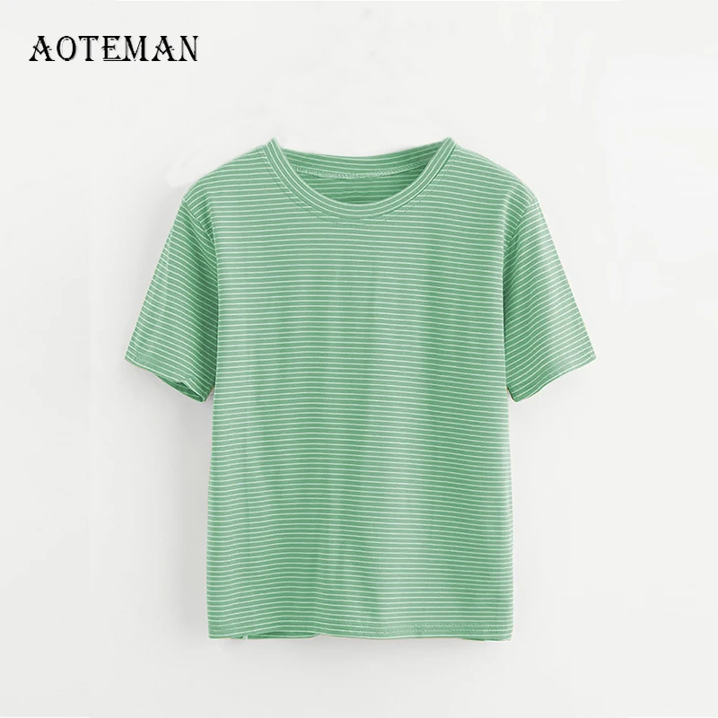 Весенне летняя женская футболка 2020 повседневная с принтом пальмовых листьев и v