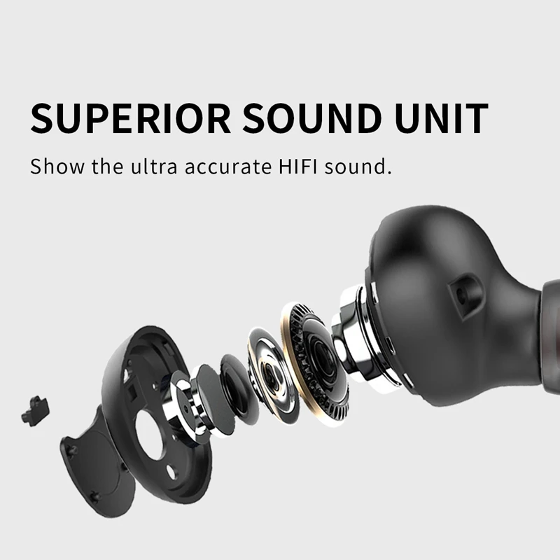 SOMIC TWS W20 Bluetooth наушники-вкладыши умные беспроводные наушники настоящие