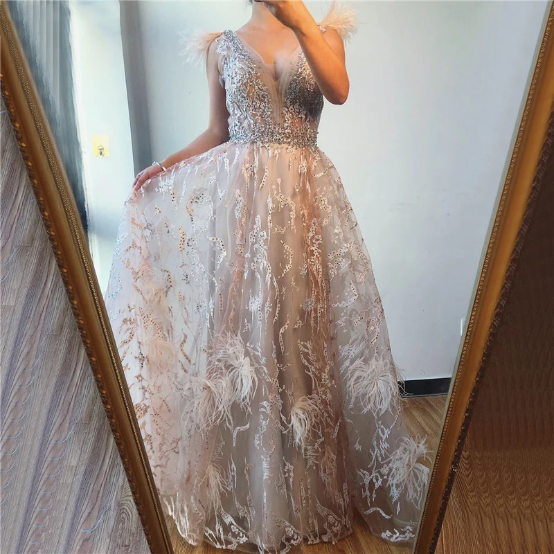 

YILIBER New simple wedding dress backless sleeveless design chiffon lace bride dresses princess dress plus size tailor-made