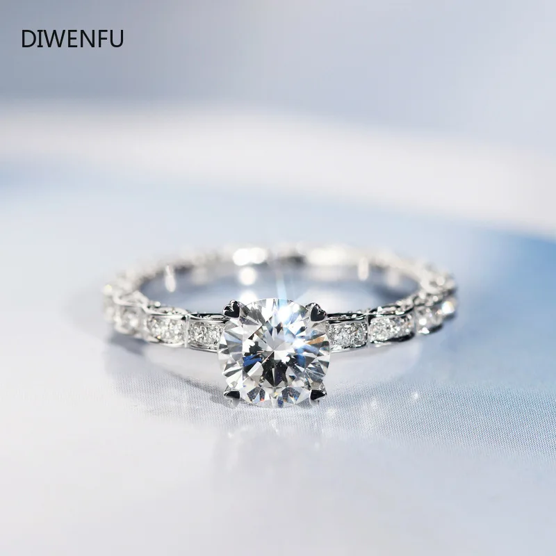 

Silver 925 Sterling Rings for Women Anillo Romantic Diamond Silver Wedding Jewelry Promise Crystal Engagement Rings for Women