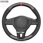 Черная замша, черное углеродное волокно, раньше для Volkswagen VW Tiguan Lavida Passat B7 Jetta Mk6 MK5