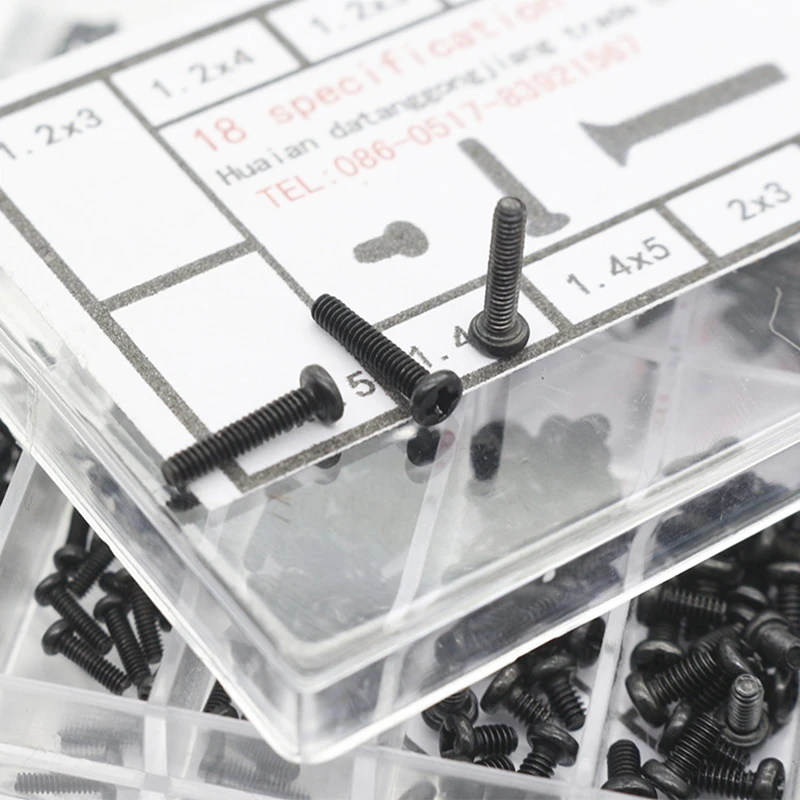 Набор мини-винтов сделай сам 500 шт. 18 типов для ремонта ноутбука компьютера набор
