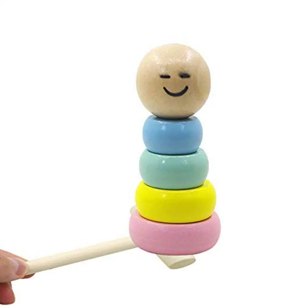 Забавные жесткие натуральные деревянные Волшебные милые люди разного размера