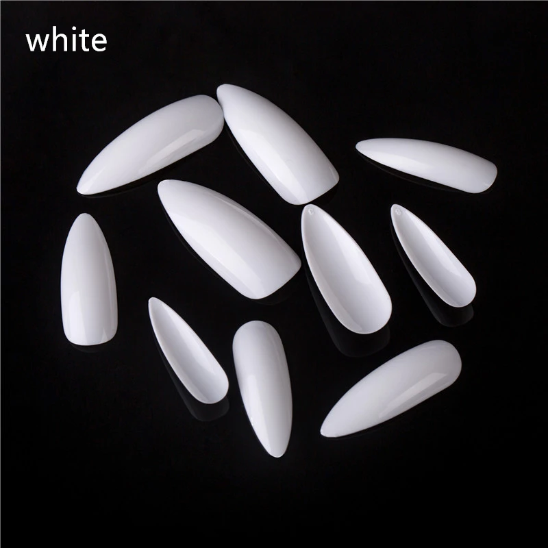100 шт./кор. накладные для Неил арта украшения кончиков ногтей французские балетки