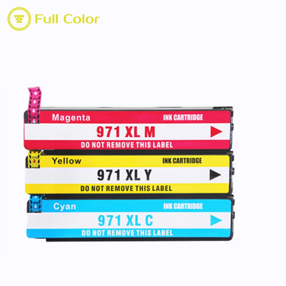 Полноцветный сменный пигмент 970 971 xl 970xl 971xl чернильный картридж совместимый для hp
