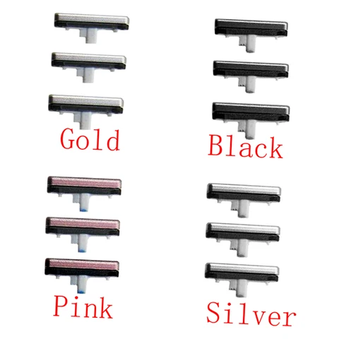 3 шт. включение и выключение питания с кнопкой громкости для Samsung Galaxy A3 A5 A7 2017 A320 A320F A520 A520F A720 A720F корпус рамка боковая клавиша