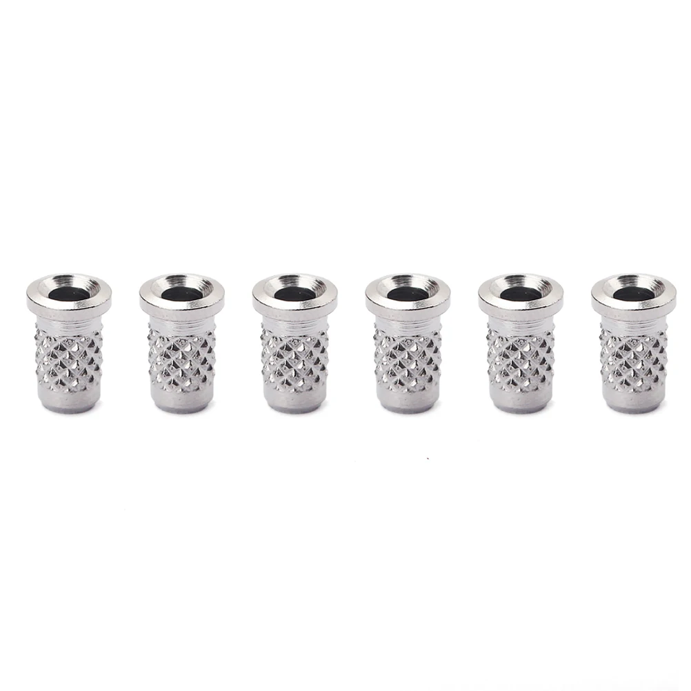 Колпачок для струны с внешней резьбой GE26 серебристая металлическая кольцевая