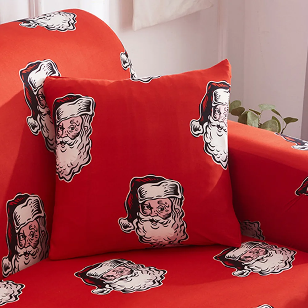 Моющиеся красные чехлы для диванов гостиной Плюшевые Чехлы кушетки в