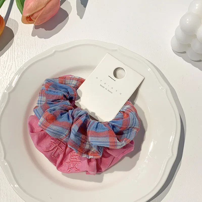 

Lovely Hair Accessories Girls Scrunchies Elastic Hair Bands For Kids Ponytail Hair Wear Kids Hair Styling Tools Hair Ring