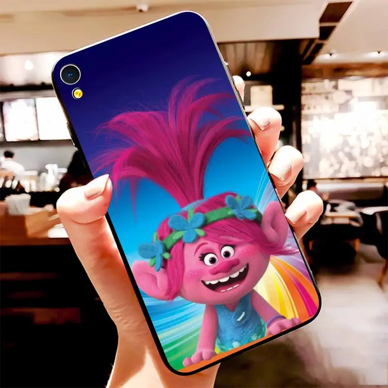 

NBDRUICAI Trolls World Tour 2020 DIY Painted Bling Phone Case For Vivo Y91c Y17 Y51 Y67 Y55 Y93 Y81S Y19 Y7S Case