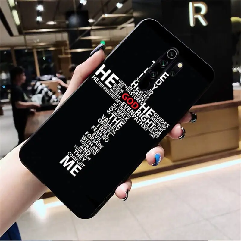 Иисус Христос Крест чехол для телефона Redmi Note 9 8 8T 8A 7 6 6A экшн-камеры Go Pro Max K20 |