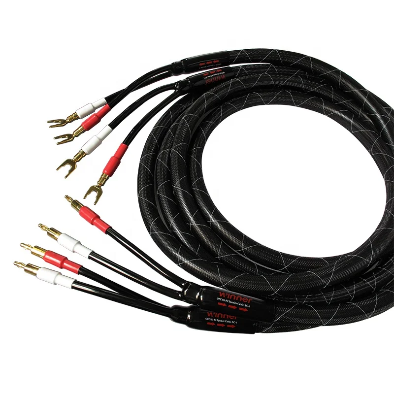 

High quality 1M/2M/3M/5M Blue and Black RCA Cables Interconnect Cable audio/video cable For Car Audio