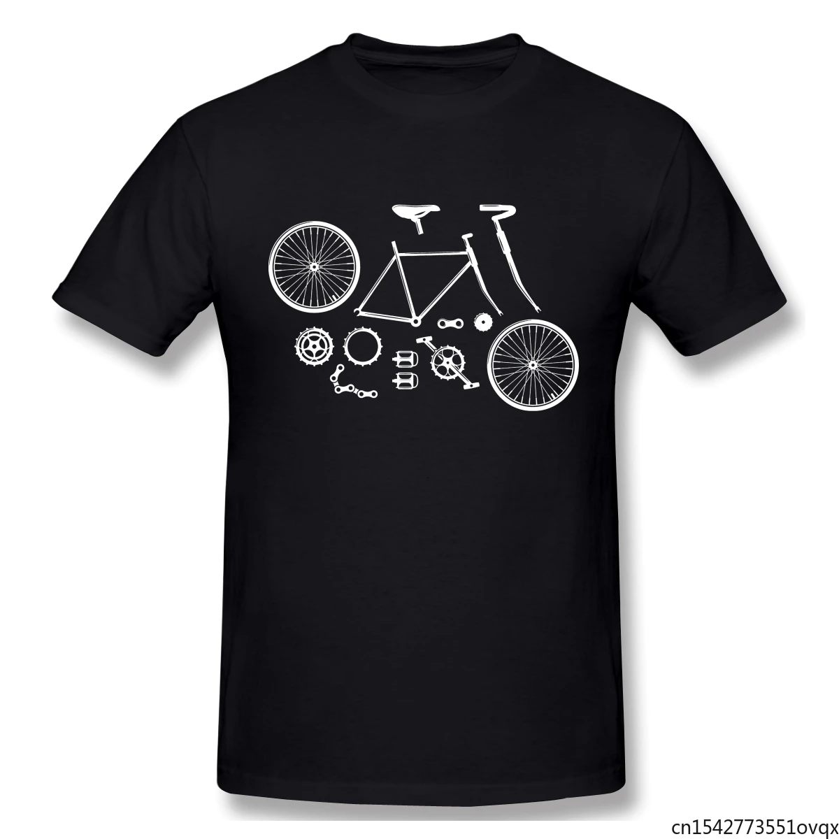 

Bicycle Parts Bike Biking Cycling Cyclist Bikers Gift Tshirt Man Unisex Tee