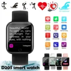 Умные часы D20s с Bluetooth, мужские спортивные Смарт-часы, пульсометр, трекер артериального давления, фитнес-браслет для Apple Ios Android